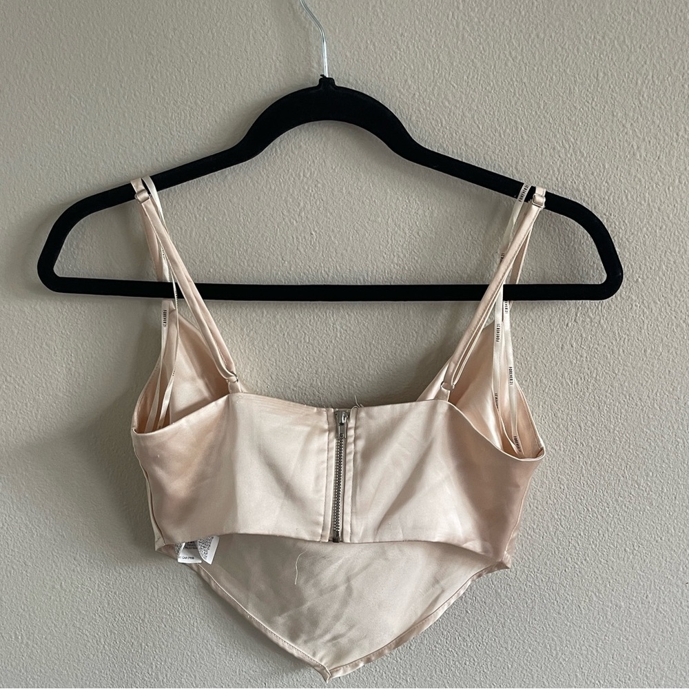 Silky Cream Cowl Neck Tank Top Size S - Picture 3 of 5
